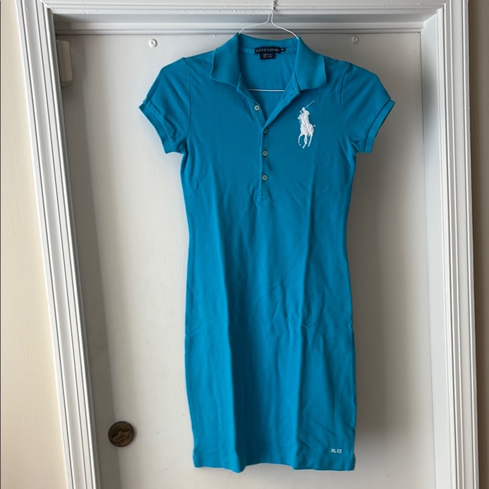 Ralph Lauren Turquoise Polo Dress